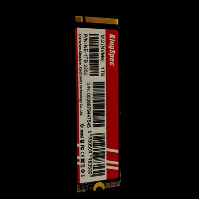 KingSpec M.2 2280 1TB PCIe Gen3 x4, NVMe 1.3 3D NAND Internal SSD Drive