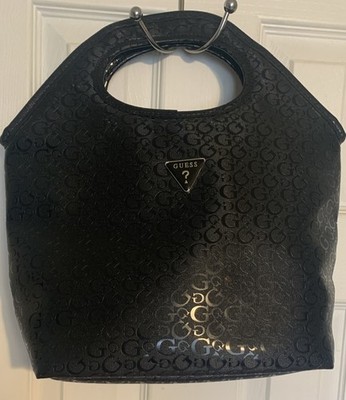 Guess Lunch&Picnic Bag Tote Logo Black  15x14x5  Insulated Designer Lunch Bag