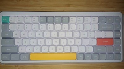 Nuphy Air75 V2 Ionic White ANSI Aloe Switches