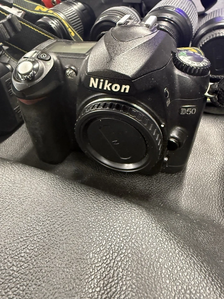 Nikon D3100 And d50 package Deal 6 Lenses Accessories And Bag - Image 2 of 4