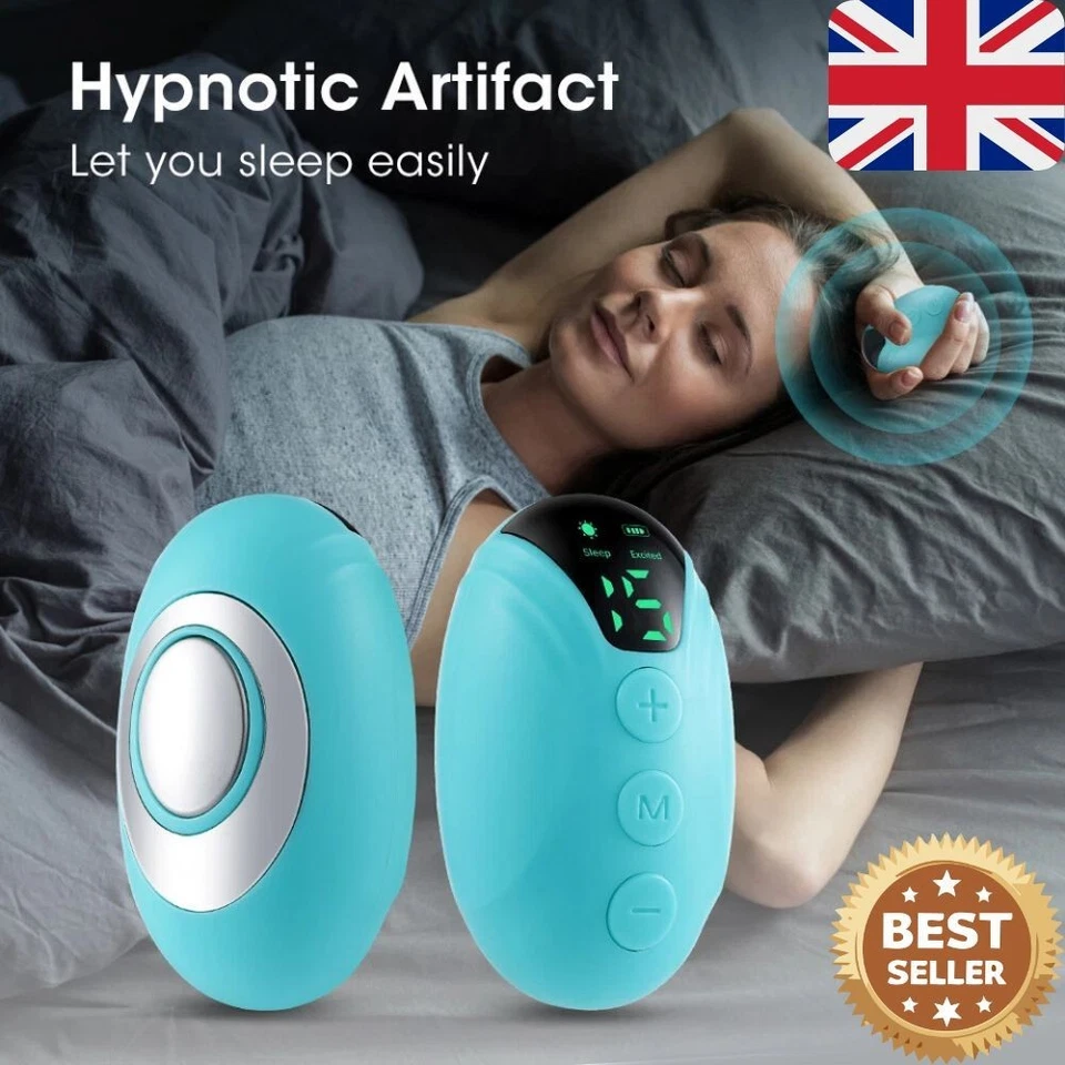 Calm Carry Anxiety Reducer - Handheld Relaxation and Sleep Aid Device USB Charge