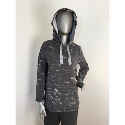 Neon Buddha Lightweight Soft Black Activewear Lounge Hoodie Pocket Streetwear S