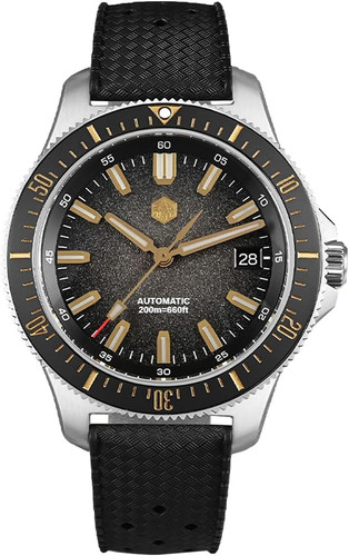 San Martin SN0118 Men's 40mm Automatic Dive Watch, 200M Water Resistant