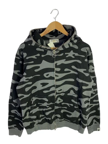 A BATHING APE (BAPE) Felpa con cappuccio A BATHING APE nera M usata