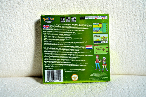 Pokémon LeafGreen Game Boy Advance PAL UK Boxed CIB + Wireless Adapter Tested - Picture 3 of 15