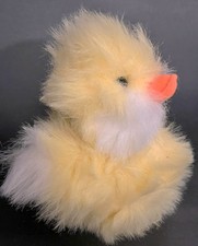 Russ Berrie plush yellow duck "Waddles" 534 New year-round Spring 7.5 in.