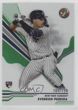 2024 Topps Pristine Green Refractor 104/150 Everson Pereira #103 12kh