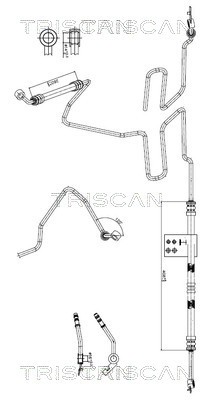 Hydraulikschlauch Servoleitung - Triscan 8516 29064-image