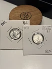 1945 TEN CENTAVOS & 1942 MERCURY DIME BOTH BU LOT OF 2 SILVER FREE SHIPPING !!!