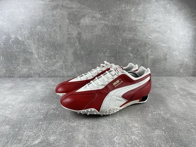Vintage Puma Brushspike Aurora Red Snow White Black Size US 11.5 UK 10.5  EU 45