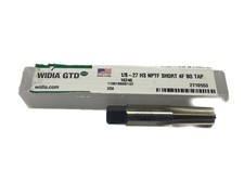NEW Widia GTD 1/8-27 Pipe Tap, NPTF Short 4F B0 Tap, 2710553