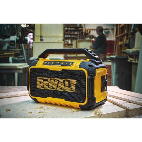 20V MAX Cordless Heavy-Duty Jobsite Bluetooth Dual Compact Speaker Tool Only - Picture 7 of 12