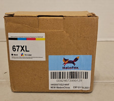 Compatible For HP 67XL Black Color Ink Cartridges Combo Pack New 2028 E4