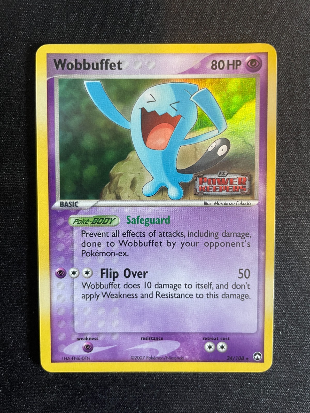 Wobbuffet 24/108 Power Keepers Reverse Holo NearMint Pokemon Card