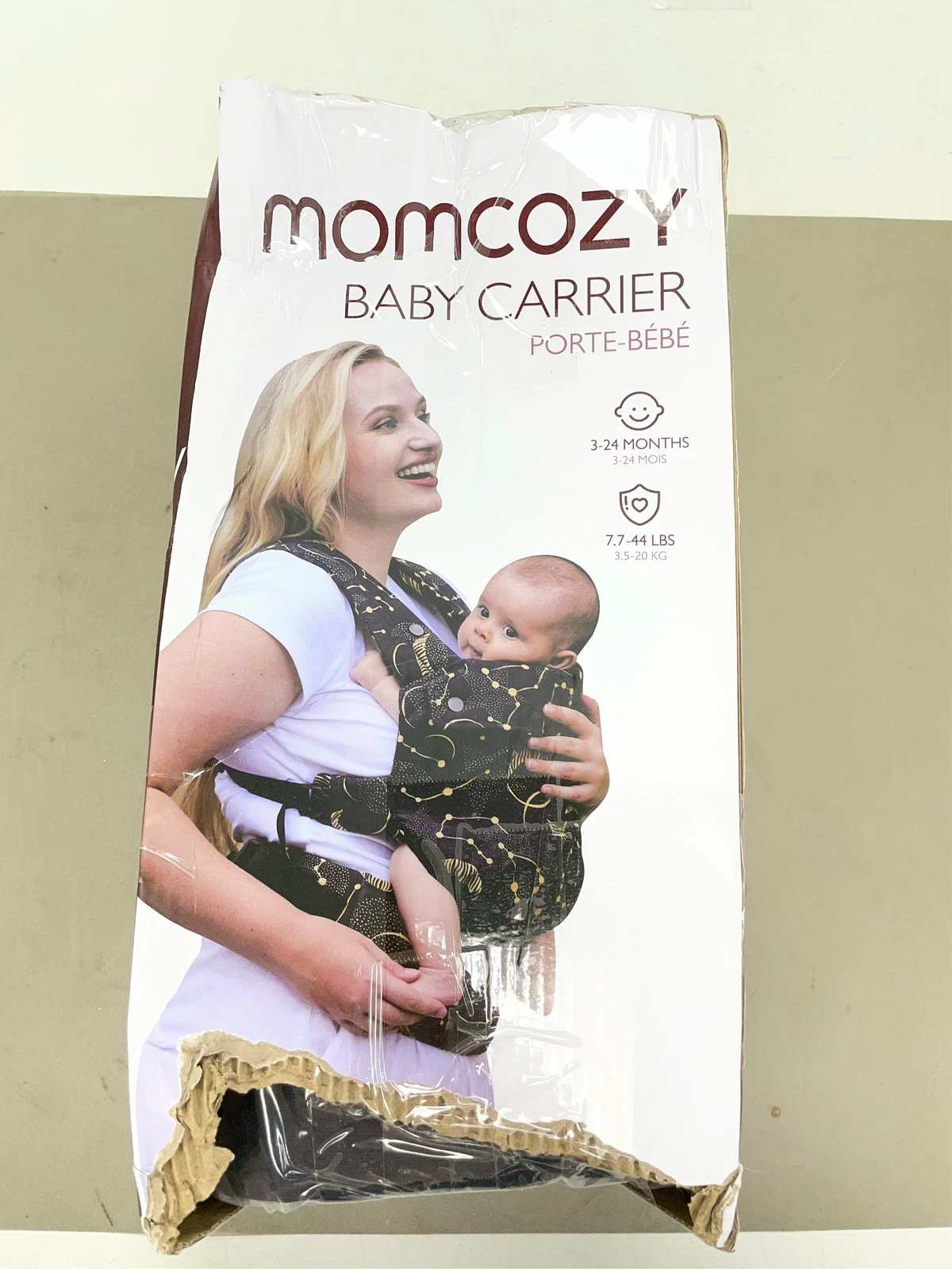 Momcozy Breathable Mesh Baby Carrier, Ergonomic and Lightweight Infant Carrier f