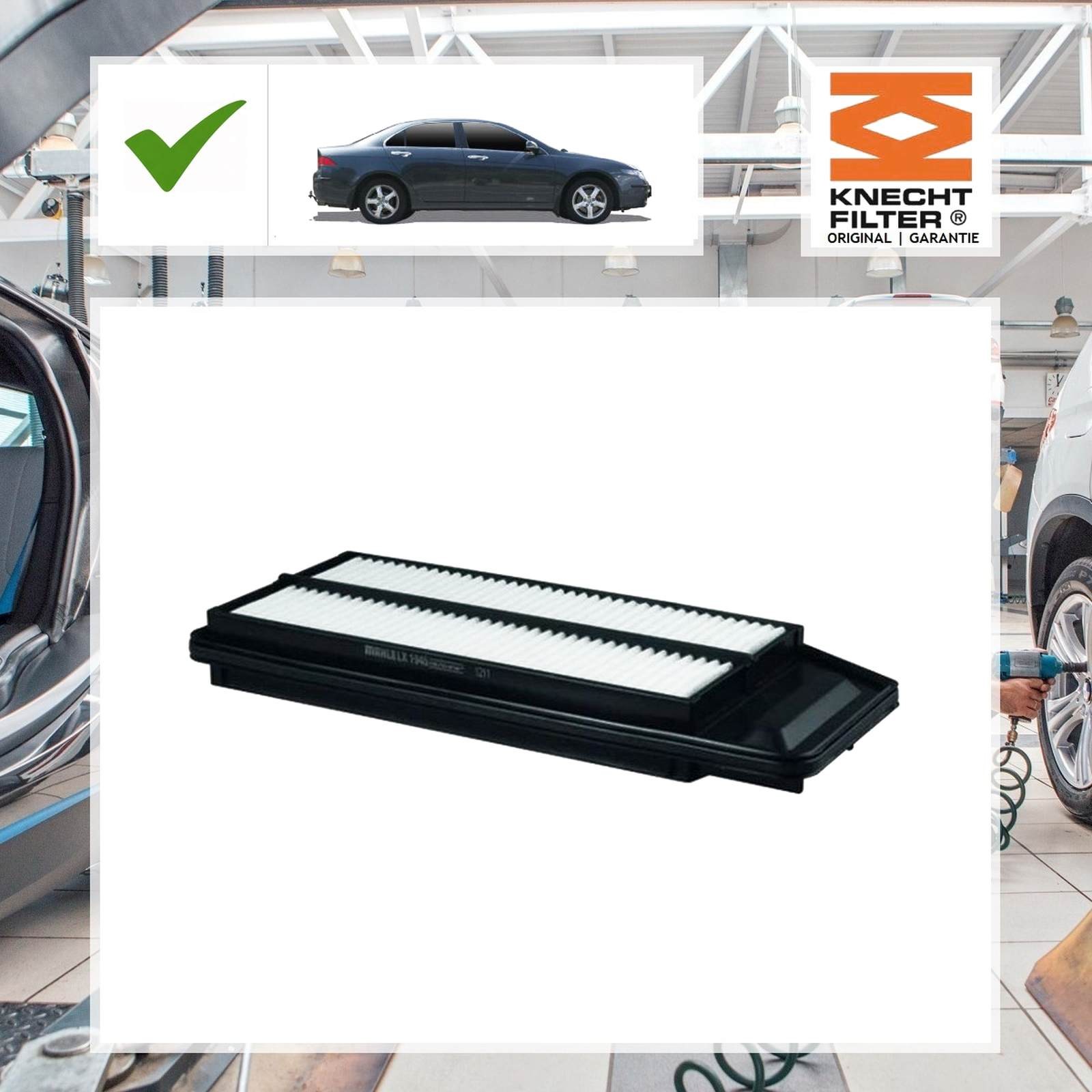 Knecht Luftfilter HONDA ACCORD VII (CL, CN) 2.0 (CL7)