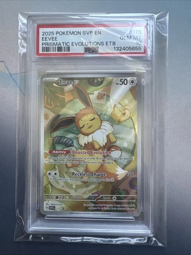 PSA 10 GEM MINT Eevee #173 Pokemon TCG Svp En-Sv Black Star Promo
