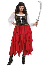 Brand New Ships Ahoy Pirate Lass Plus Size Costume