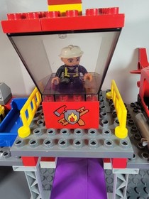 LEGO Duplo 5601 Fire Station Almost Complete. Please Read Description