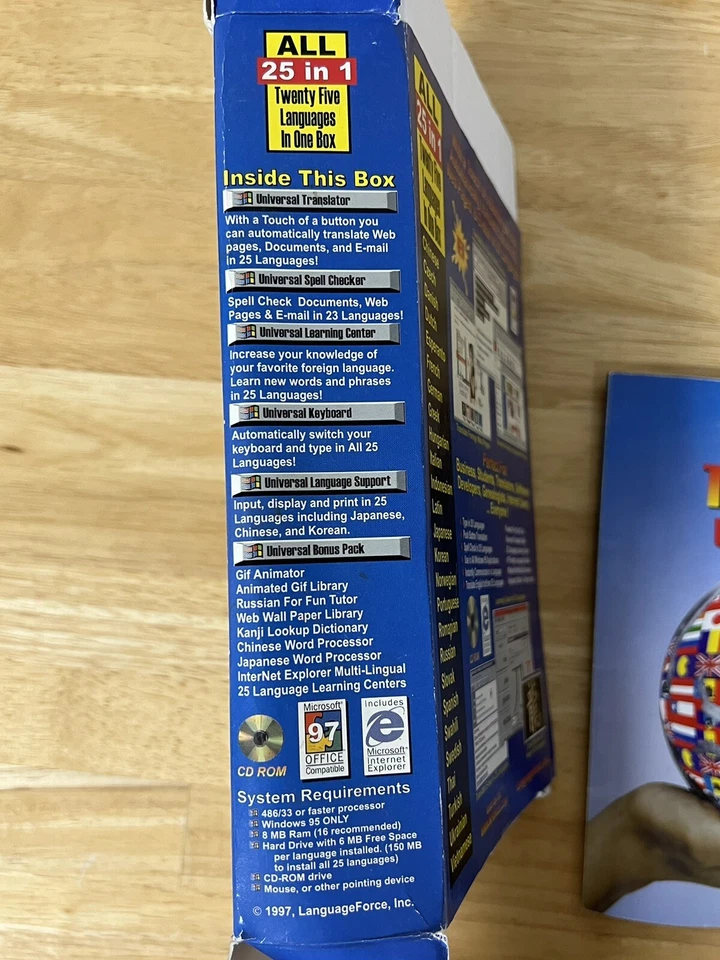 Universal Translator (Windows 95 CD-ROM, 642573363092) 25 Languages World First - Image 4 of 4