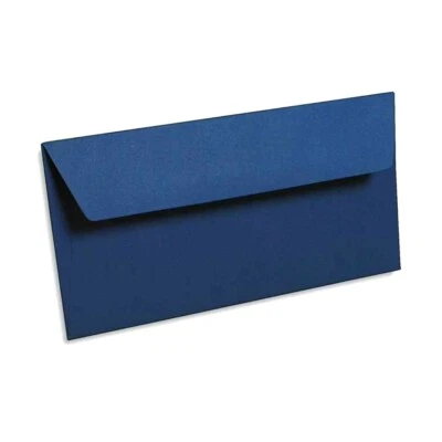 10 Briefumschläge Königsblau Pollen by Clairefontaine DIN Lang Blau DL Einladung