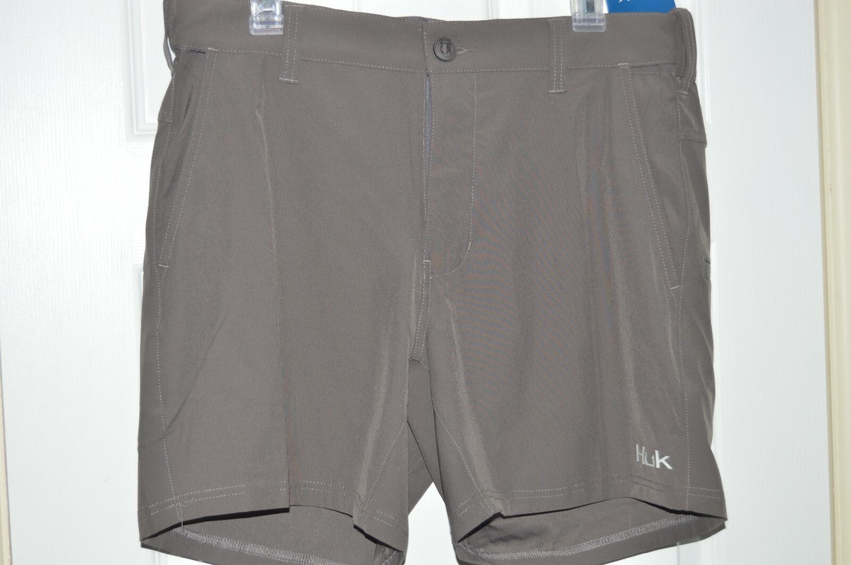 huk mens lowcountry 6” shorts chino fit adjustable waistband color