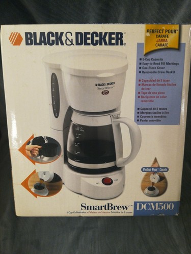 Black Decker SmartBrew DCM500 5 Cup 