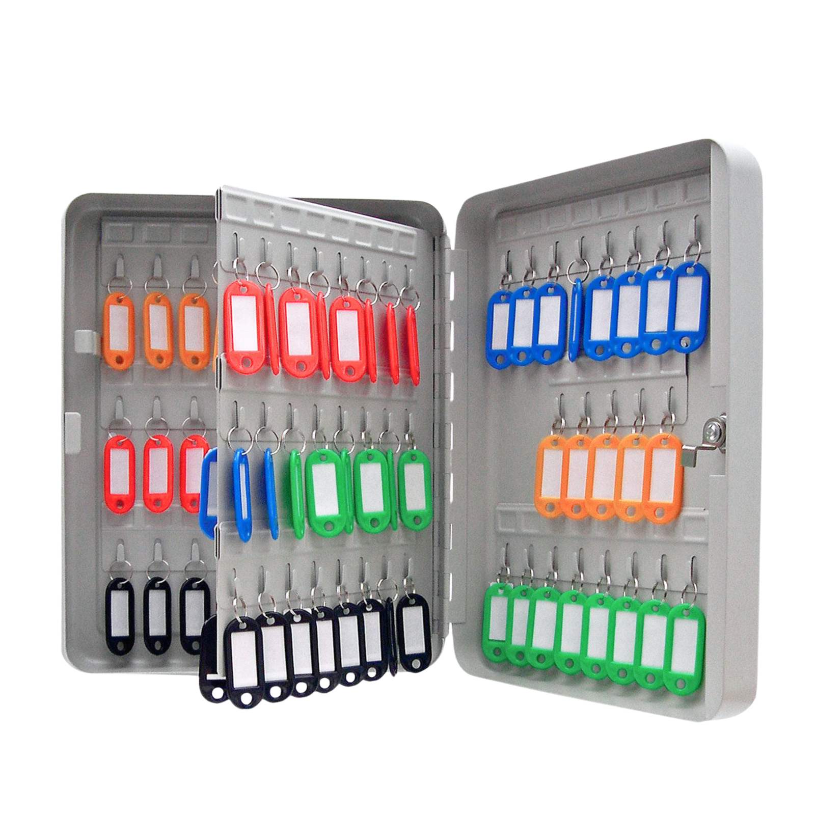 Cathedral Products 93-Key Capacity Lockable Wall-Mount Key Cabinet