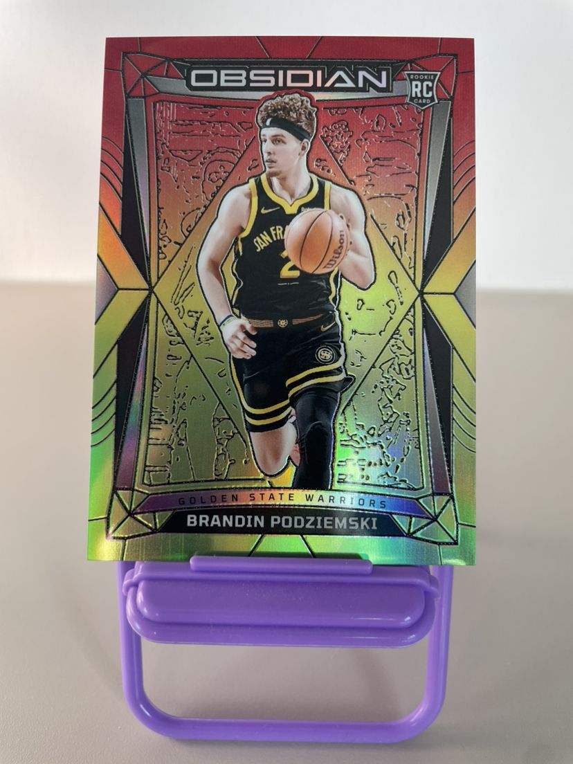 2023-24 Obsidian - Electric Etch Reggae Flood #95 Brandin Podziemski 17/75 RC