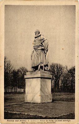 Old postcard Rosny-sur-SEINE - Statue of Sully who was once (352878)