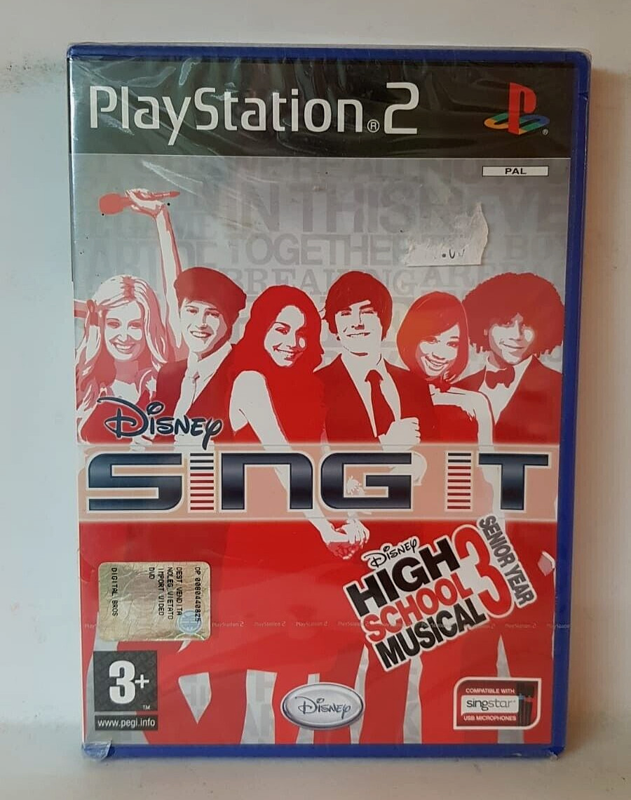 Disney Sing It High School Musical 3 Senior Year - Playstation 2 PS2