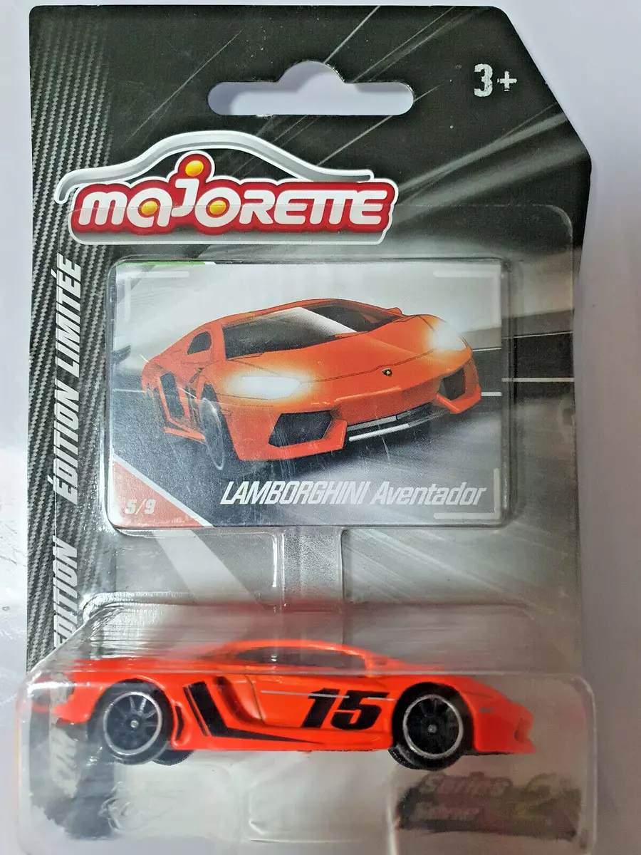 Majorette Limited Edition Lamborghini Aventador Luminous Orange Neon Diecast Car