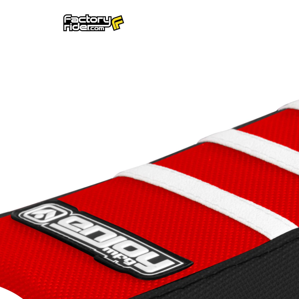 Cubierta de asiento Yamaha WR 450F 2016-2018 LATERALES NEGROS/TEPA ROJA/COSTILLAS BLANCAS #84 Foto 3 de 4