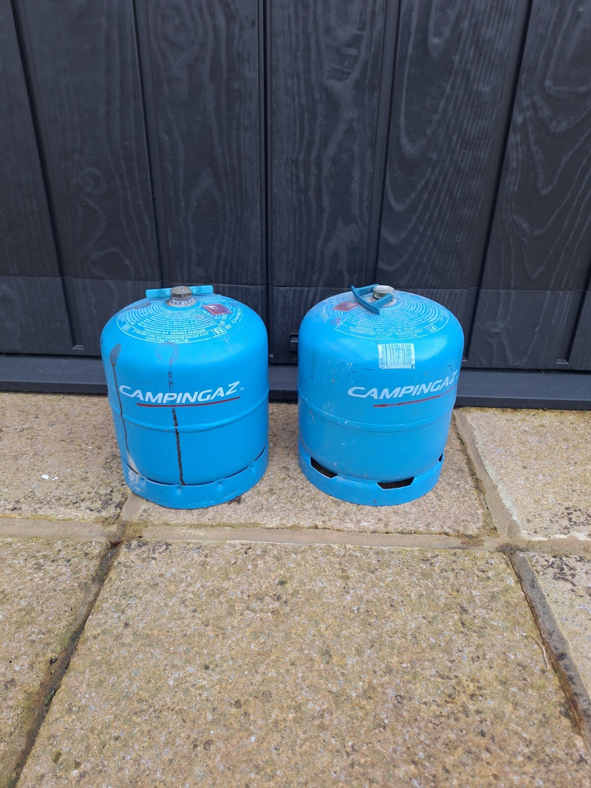 2 X CAMPINGAZ 907 Gas Bottles One Half Full & One Empty eBay