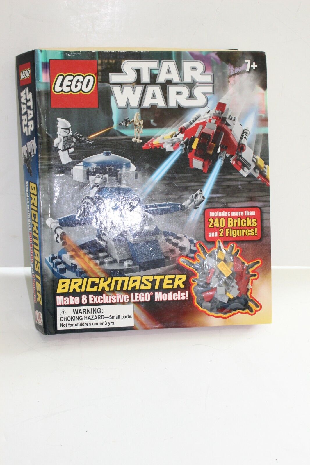 Lego Brickmaster Star Wars Book And Bricks- 2 Ships and 2 Mini Figures Rare