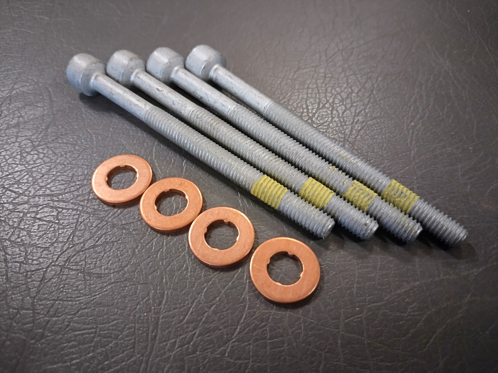 Mercedes Benz fuel injector bolt and seal kit X4 A611017006 | eBay