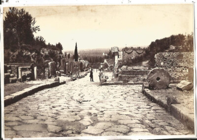 ITALIE, ROMA, ARCO di Constantino Vintage albumen print Tirage albuminé