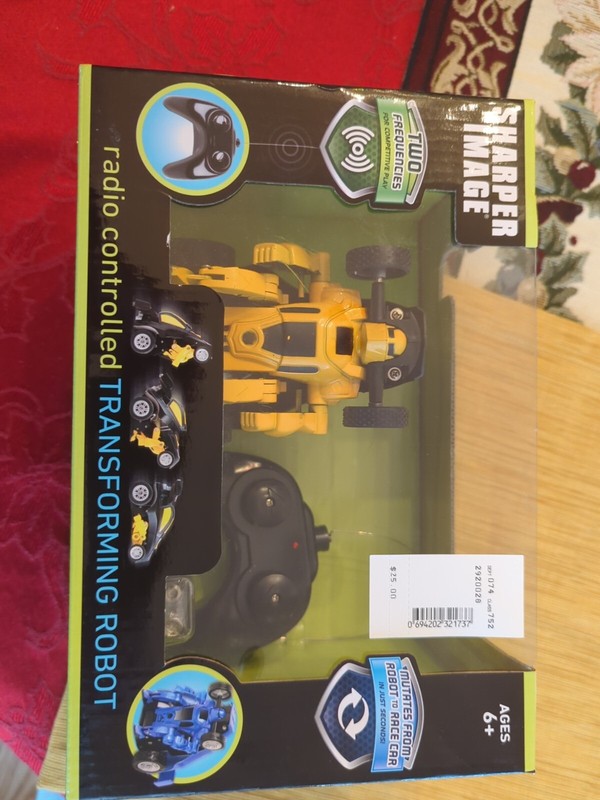 Sharper Image Rc Transforming Robot New In Box
