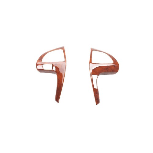 For Toyota Highlander 2008-2013 Peach Wood Grain Steering Wheel Strip Cover Trim - Foto 5 di 6