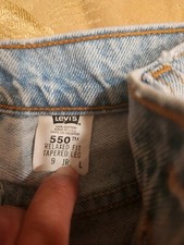 Vintage Levis 550 Relaxed Fit jeans 9 Jr faded denim long womens