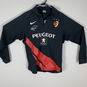 Nike Peugeot Rugby Jersey Stade Toulousain Toulouse St EADS Jersey t-shirt  M | eBay