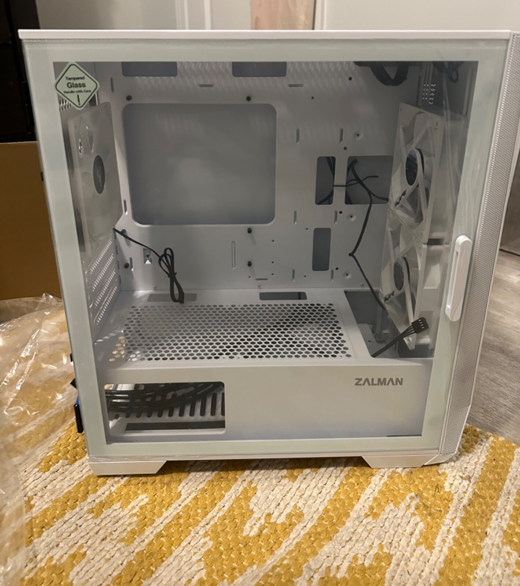 Zalman Z1 Iceberg mATX Mini Tower Gaming Computer Cases, Hinged