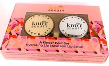 KNDR Beauty Be Kind A Kinder Pout Set Lip Mask & Lip Scrub RRP �34