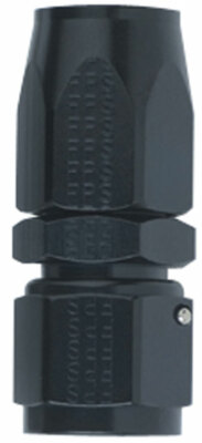 FRAGOLA 100110-BL Hose Fitting 10 AN Straight Black