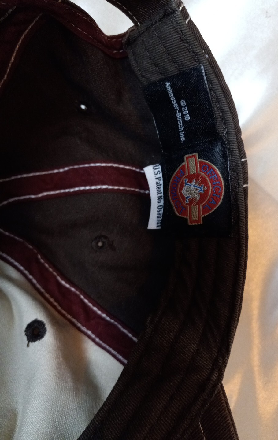 2010 BUDWEISER Patch Official Cap Baseball Hat WI… - image 7