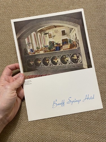 Vintage 1950s BANFF SPRINGS Hotel Menu CANADIAN PACIFIC Mount Stephen Hall 1951 - Bild 6 von 17