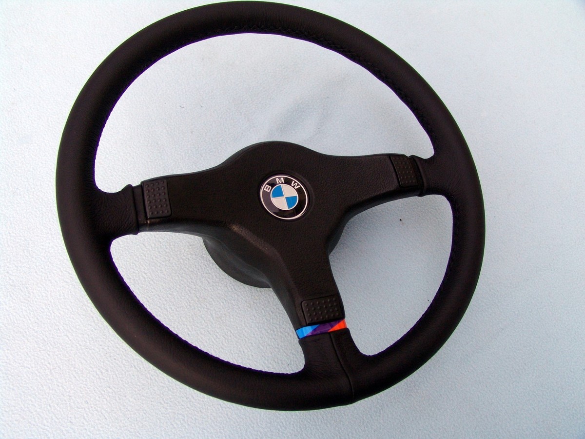 BMW M TECHNIC 1 STEERING WHEEL, E30 M3, NEW MONTANA GRAINY LEATHER