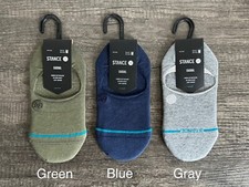 Stance Icon No Show Height Socks Unisex Size: MEDIUM M - 1 Pair - Pick a Color