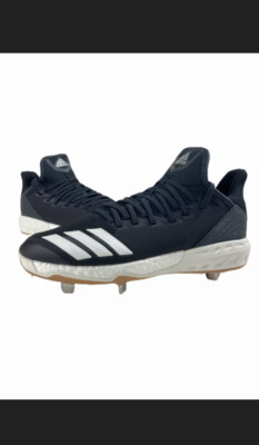 Adidas Boost Icon 4 Fusion Core Black/ White Baseball Cleats Size 12.5 CG5157