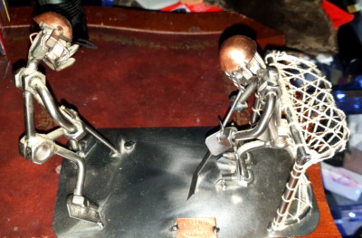 Original STEELMAN 24 HANDARBEIT MADE IN GERMANY EDELSTAHL EISHOCKEY